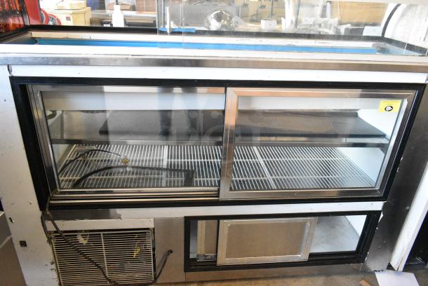 2017 Leader SDL72 S/C Stainless Steel Commercial Floor Style Deli Display Case Merchandiser. 115 Volts, 1 Phase. Cannot Test Due To Cut Power Cord - Image 5 of 8