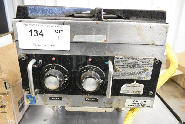 Star 602 Stainless Steel Commercial Countertop Natural Gas Powered 2 Burner Range. 12,000 BTU. - Image 3 of 4