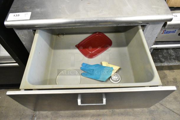 Stainless Steel Commercial 2 Drawer Counter w/ Back Splash. - Image 2 of 6