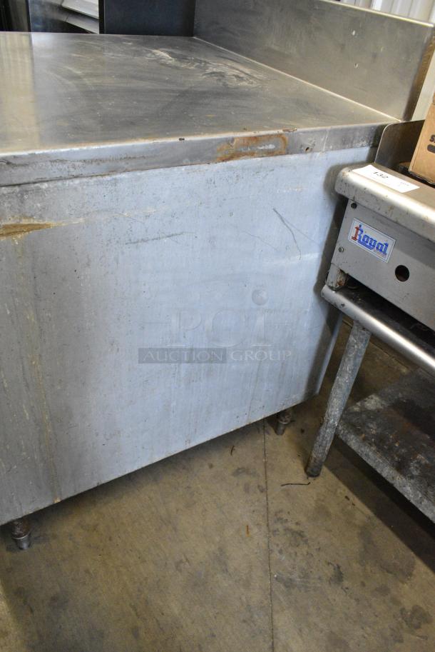 Stainless Steel Commercial 2 Drawer Counter w/ Back Splash. - Image 5 of 6