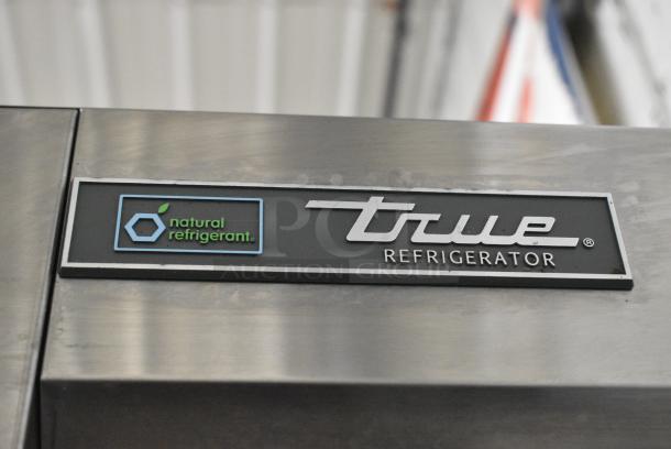 2021 True T-23-HC Stainless Steel Commercial Single Door Reach In Cooler w/ Poly Coated Racks on Commercial Casters. 115 Volts, 1 Phase. Tested and Working! - Image 2 of 5