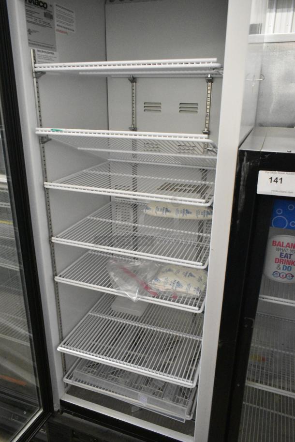 2019 Habco SE18 Metal Commercial Single Door Reach In Cooler Merchandiser w/ Poly Coated Racks. 115 Volts, 1 Phase. Tested and Working! - Image 3 of 4