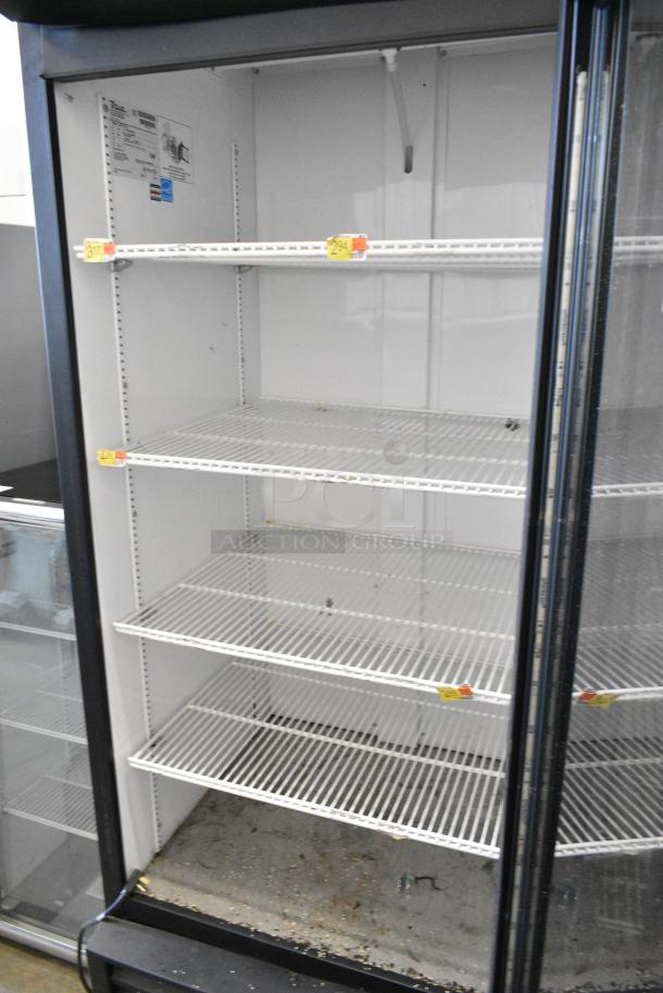 True GDM-26-LD Metal Commercial Single Door Reach In Cooler Merchandiser w/ Poly Coated Racks. 115 Volts, 1 Phase. Tested and Working! - Image 3 of 5