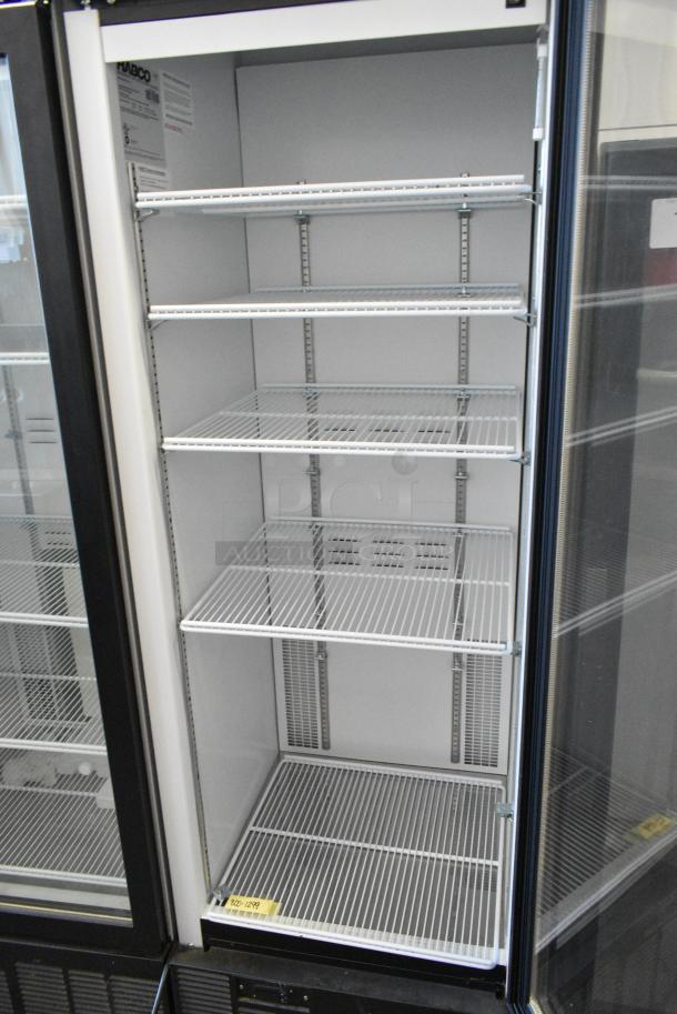 2019 Habco SE18 Metal Commercial Single Door Reach In Cooler Merchandiser w/ Poly Coated Racks. 115 Volts, 1 Phase. Tested and Working! - Image 4 of 5