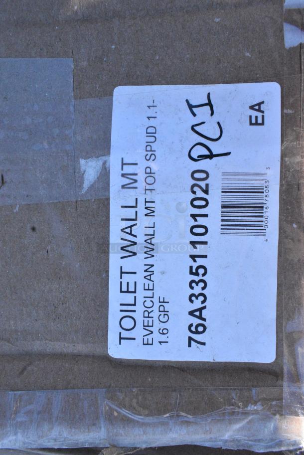 BRAND NEW SCRATCH AND DENT! 76A3351101020 American Standard Afwall Millennium FloWise 3351101.020 Vitreous China Wall-Mount Elongated Flushometer Toilet with EverClean - 1.1 to 1.6 GPF - Image 3 of 3