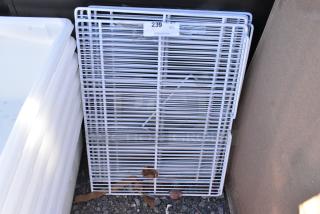 ALL ONE MONEY! Lot of 4 Poly Coated Racks.