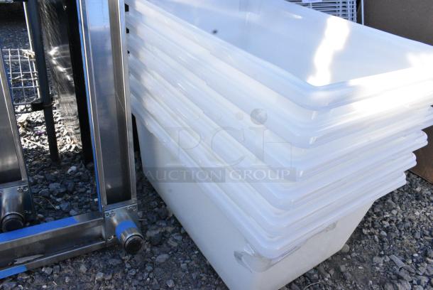 6 Poly White Bins. 6 Times Your Bid! - Image 3 of 3