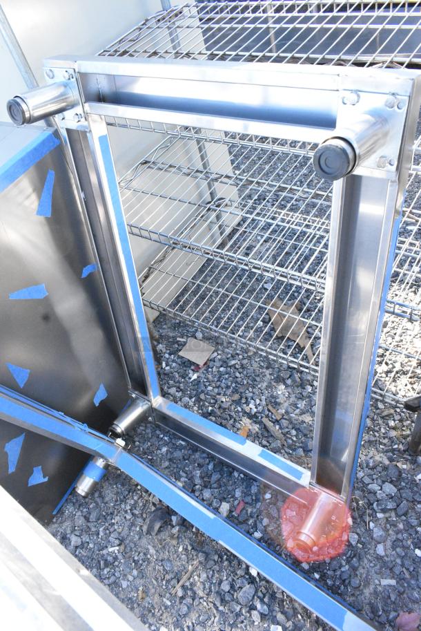 2 Metal Stand Frame. Includes 35x38x7. 2 Times Your Bid! - Image 2 of 3