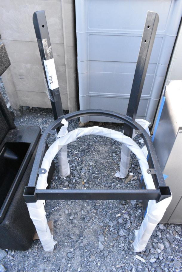 BRAND NEW! Black Metal Dining Height Chair Frame. No Seat or Back. - Image 1 of 1