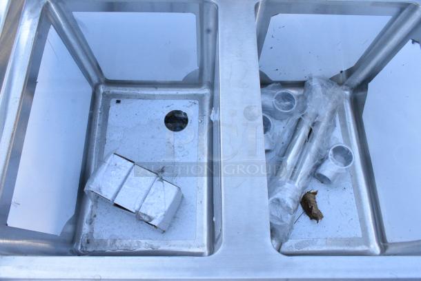 BRAND NEW SCRATCH AND DENT! Steelton 522BS3T38 3 Bowl 18 Gauge Underbar Sink - 38" x 18 3/4". - Image 3 of 4