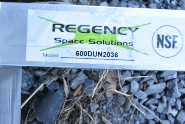 BRAND NEW SCRATCH AND DENT! Regency 600DUN2036 36" x 20" x 8" Aluminum Dunnage Rack - 1630 lb. Capacity - Image 3 of 3