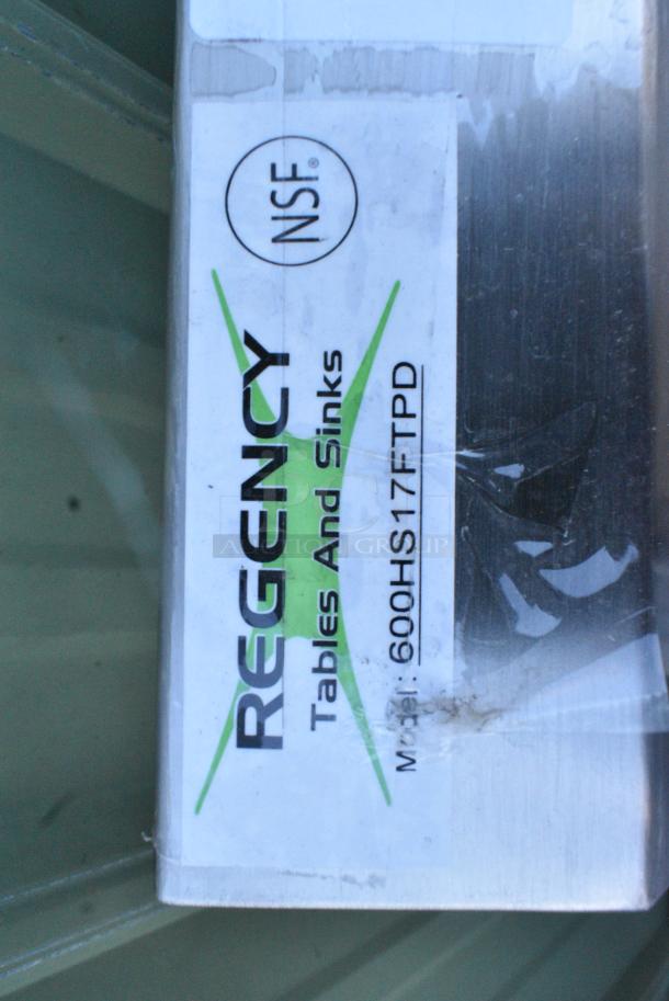 BRAND NEW SCRATCH AND DENT! Regency 600HS17FTPD Hands Free Hand Sink with Pedestal Base - Image 3 of 3