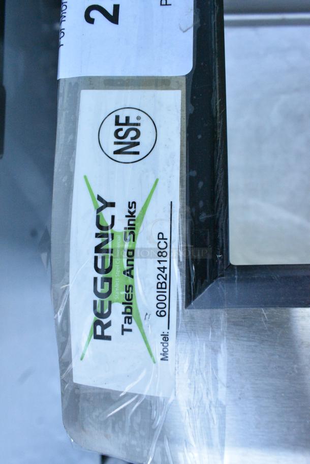 BRAND NEW SCRATCH AND DENT! Regency 600IB2418CP 18" x 24" Stainless Steel Drop-In Ice Bin with 7 Circuit Post-Mix Cold Plate - Image 4 of 4