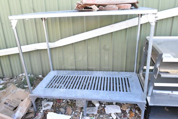 Metal Dunnage Style 2 Tier Shelving Unit. - Image 2 of 3