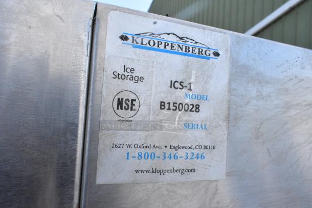 Kloppenberg ICS-1 Stainless Steel Commercial Ice Bin. - Image 3 of 3