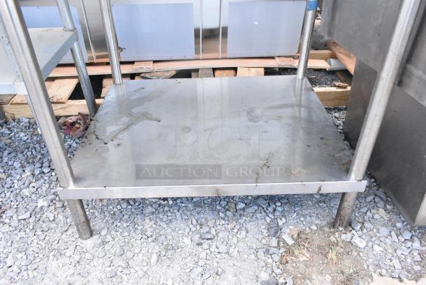 Stainless Steel Table w/ Under Shelf. - Image 2 of 4