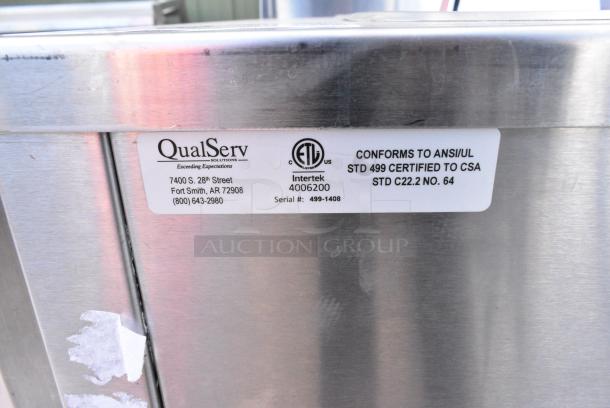 QualServ Stainless Steel Single Bay Portable Sink on Commercial Casters. - Image 3 of 3