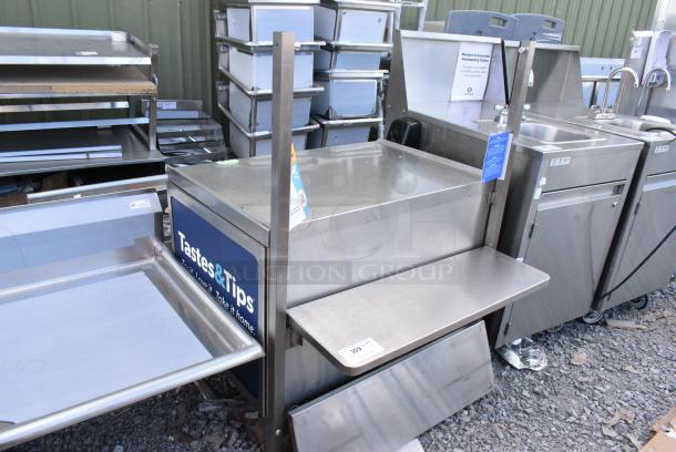 Stainless Steel Counter w/ Under Shelf on Commercial Casters. - Image 1 of 2