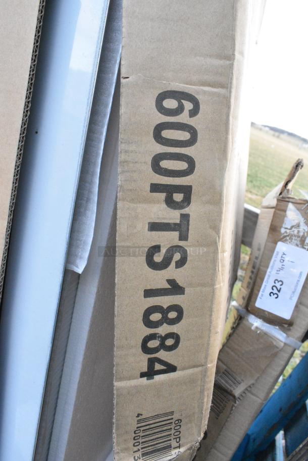 BRAND NEW SCRATCH AND DENT! Regency 600PTS1884 16-Gauge Type 304 Stainless Steel Pass-Through Shelf - 18" x 84". May Be Missing Pieces. - Image 2 of 2