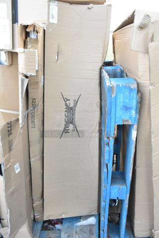 2 BRAND NEW SCRATCH AND DENT! Items Including Regency Unit. 2 Times Your Bid! May Be Missing Pieces.