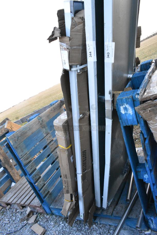 BRAND NEW SCRATCH AND DENT! Regency 600TS3072S 30" x 72" 16-Gauge 304 Stainless Steel Commercial Work Table with Undershelf. May Be Missing Pieces. - Image 2 of 3