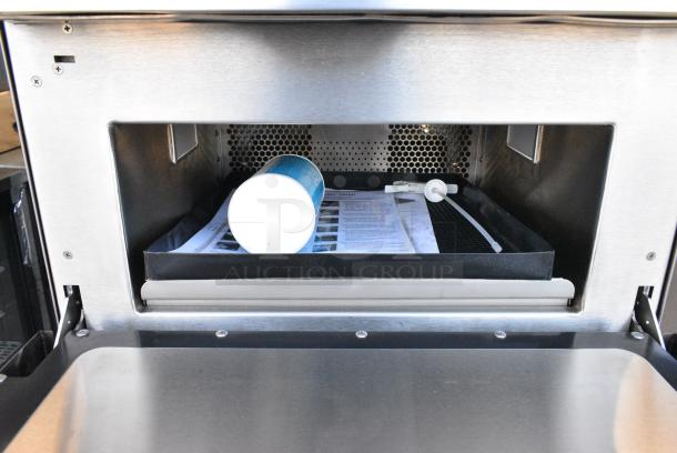 BRAND NEW SCRATCH AND DENT! 2022 Turbochef Encore 2 Stainless Steel Commercial Countertop Electric Powered Rapid Cook Oven. 208/240 Volts, 1 Phase. - Image 3 of 5