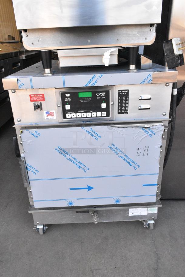 BRAND NEW SCRATCH AND DENT! 2018 Winston CVap CAC507GR Stainless Steel Commercial Cook N Hold Oven on Commercial Casters. 208 Volts, 1 Phase. - Image 1 of 6