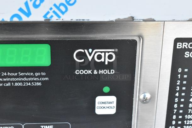 BRAND NEW SCRATCH AND DENT! 2018 Winston CVap CAC507GR Stainless Steel Commercial Cook N Hold Oven on Commercial Casters. 208 Volts, 1 Phase. - Image 2 of 6