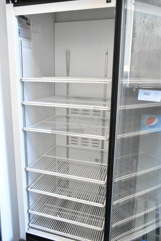 2019 Habco SE18 Metal Commercial Single Door Reach In Cooler Merchandiser w/ Poly Coated Racks. 115 Volts, 1 Phase. Tested and Working! - Image 3 of 4