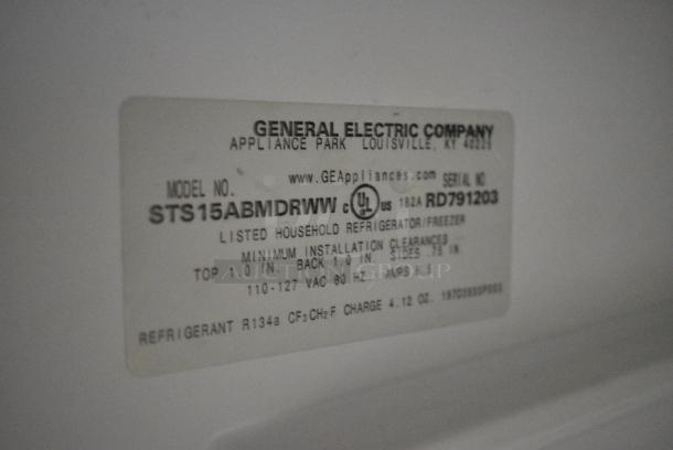 General Electric GE STS15ABMDRWW Metal Cooler w/ Freezer. 115 Volts, 1 Phase. Tested and Working! - Image 7 of 7