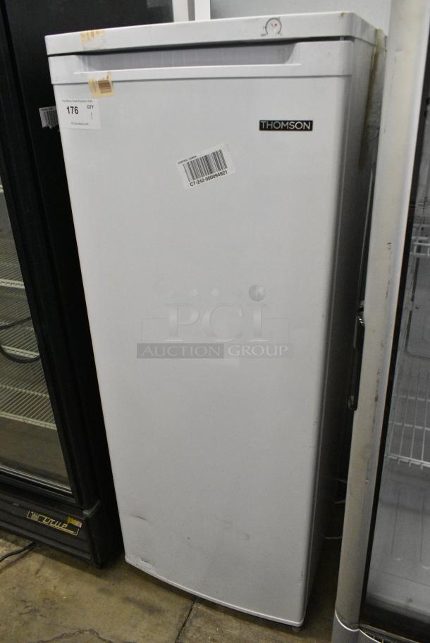 Thomson TFRF690 Single Door Reach In Freezer. 115 Volts, 1 Phase. Tested and Powers On But Does Not Get Cold - Image 1 of 4