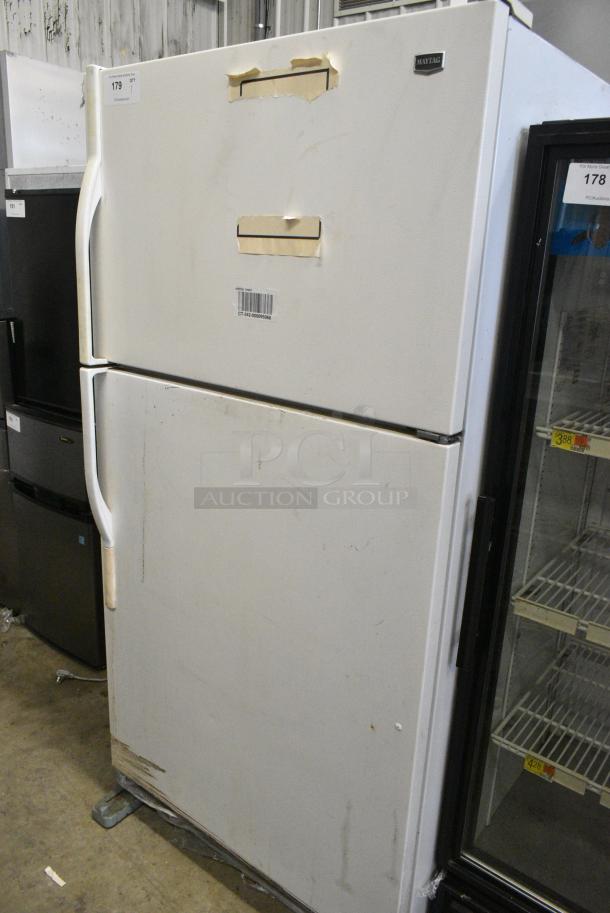 Maytag M1TXEGMYW00 Cooler w/ Freezer. 115 Volts, 1 Phase. Tested and Powers On But Does Not Get Cold - Image 1 of 7