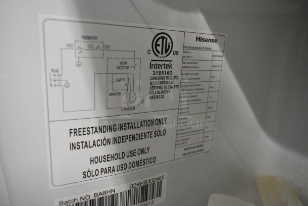 Hisense WMS017M6XBE Mini Cooler. 115 Volts, 1 Phase. Tested and Working! - Image 4 of 5