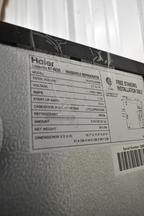 Haier HC27SW20RB Mini Cooler. 115 Volts, 1 Phase. Tested and Working! - Image 5 of 5