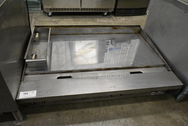 Garland Stainless Steel Commercial Countertop Gas Powered Flat Top Griddle. - Image 1 of 5