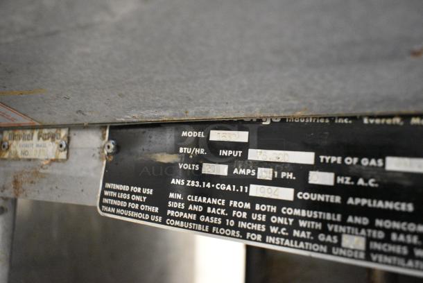 Market Forge 1530 Stainless Steel Commercial Floor Style Natural Gas Powered Braising Pan. 76,000 BTU. - Image 6 of 6