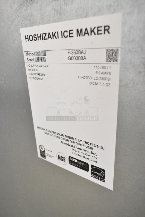 Hoshizaki F-330BAJ Stainless Steel Commercial Undercounter Ice Machine. 115 Volts, 1 Phase. - Image 4 of 4