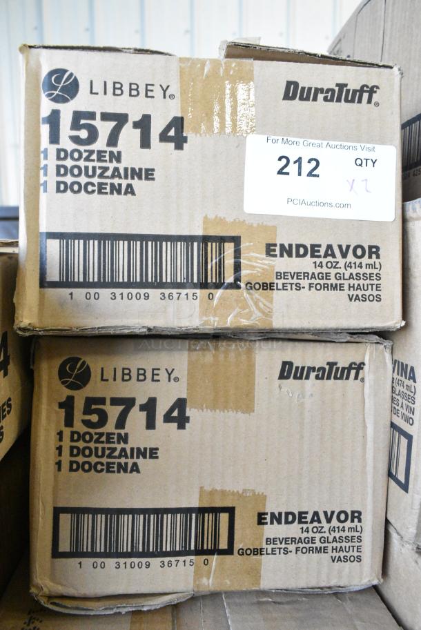 2 Boxes of Libbey 15714 Endeavor 14 oz Beverage Glasses. 2 Times Your Bid! - Image 2 of 2