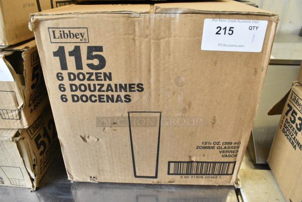 Box of 72 Libbey 115 13.5 oz Zombie Glasses - Image 2 of 3