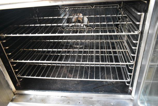 2 Southbend SilverStar SLGS/22SC Stainless Steel Commercial Natural Gas Powered Full Size Convection Oven w/ View Through Doors, Metal Oven Racks and Thermostatic Controls on Commercial Casters. 2 Times Your Bid! - Image 5 of 7