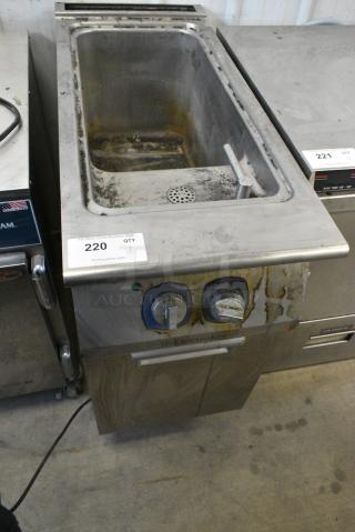 Electrolux Stainless Steel Commercial Natural Gas Powered Floor Style Pasta Cooker.