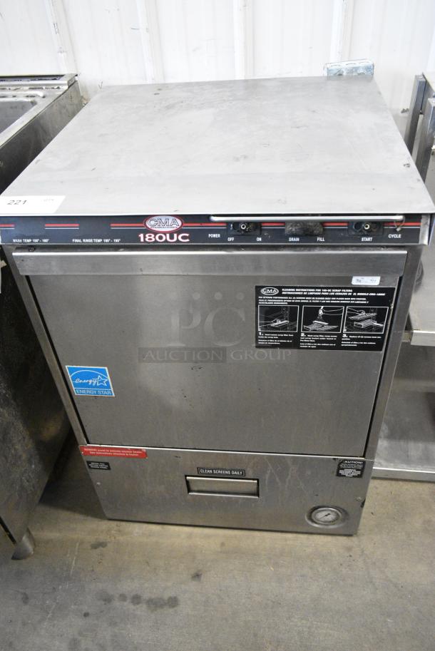 CMA 180UC Stainless Steel Commercial Undercounter Dishwasher. - Image 1 of 11