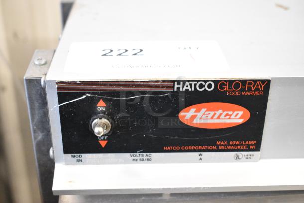 Hatco GRGW-12 Metal Heated 2 Tier Display Case Merchandiser. 120 Volts, 1 Phase. Tested and Working! - Image 3 of 5
