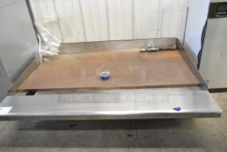Imperial Stainless Steel Commercial Countertop Flat Top Griddle.