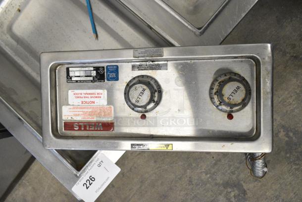 Wells MDC200T Stainless Steel Commercial 2 Well Steam Table Drop In. 208/240 Volts, 1 Phase. - Image 3 of 5