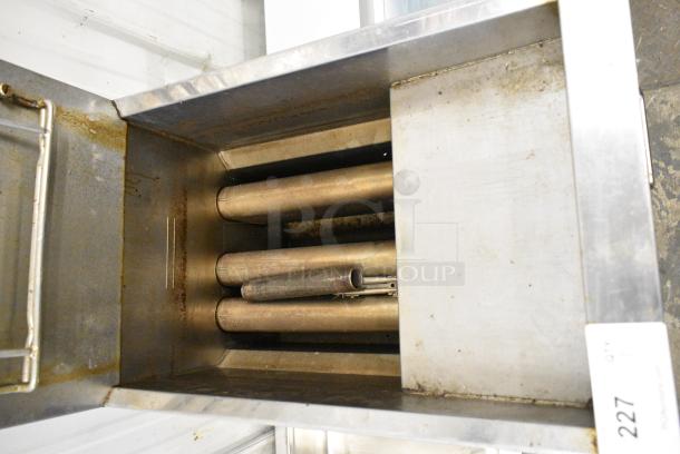 2018 Dean SR42GN Stainless Steel Commercial Floor Style Natural Gas Powered Deep Fat Fryer. 105,000 BTU. - Image 2 of 5