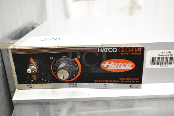 Hatco GRB4-42 Metal Countertop Heated Display Merchandiser. 120 Volts, 1 Phase. Tested and Working! - Image 3 of 4
