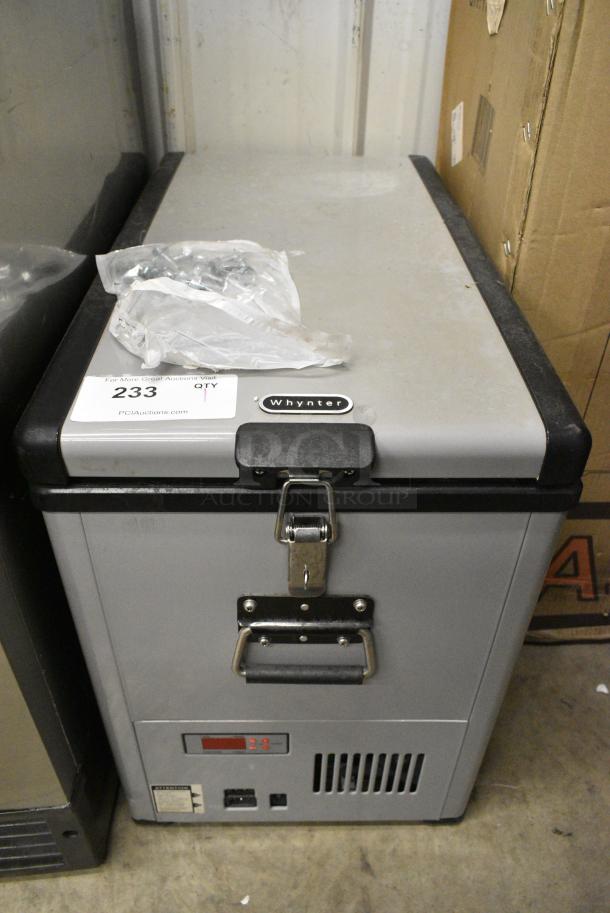 BRAND NEW SCRATCH AND DENT! Whynter FM-452SG Elite 45 Quart SlimFit Portable Freezer/Refrigerator. 115 Volts, 1 Phase. Tested and Working! - Image 2 of 5