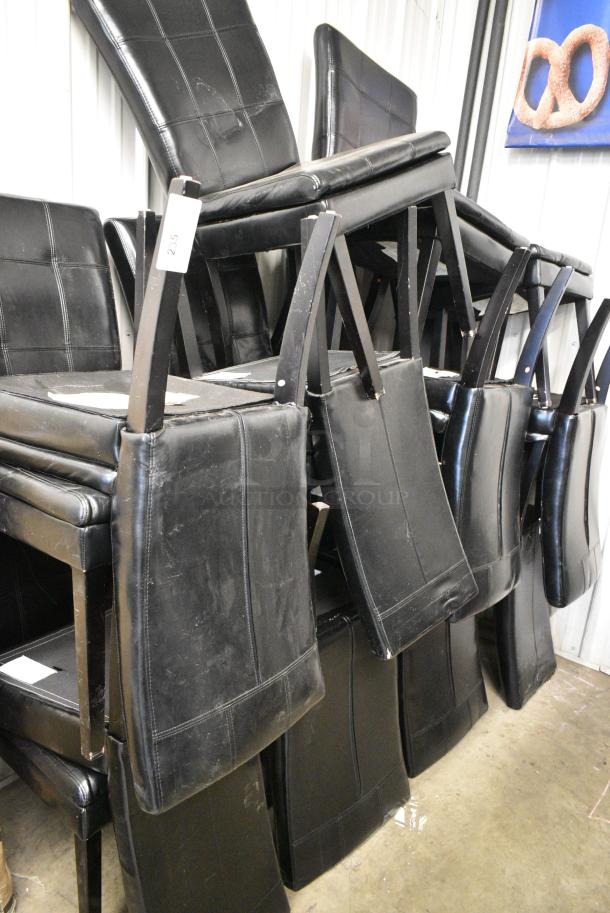 19 Black Dining Height Chair. 19 Times Your Bid! - Image 2 of 5