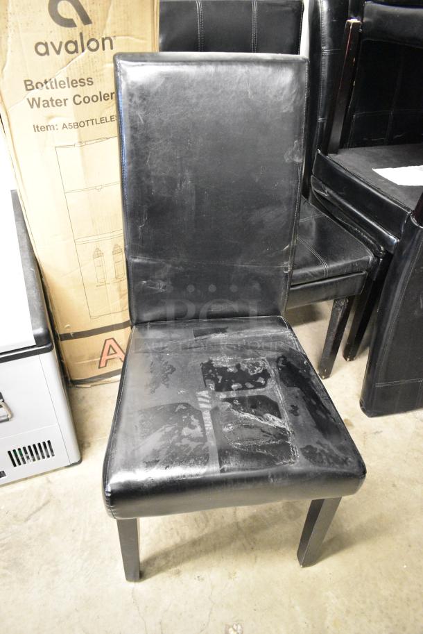 19 Black Dining Height Chair. 19 Times Your Bid! - Image 4 of 5